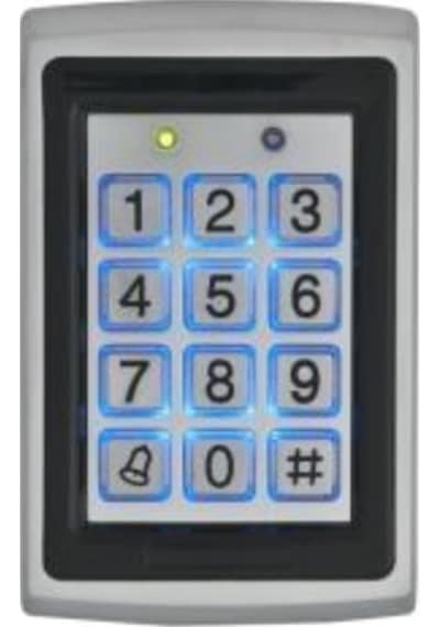 Metal Işıklı Şifreli Kartlı Kapı Açma Kilidi Proximity Rfid