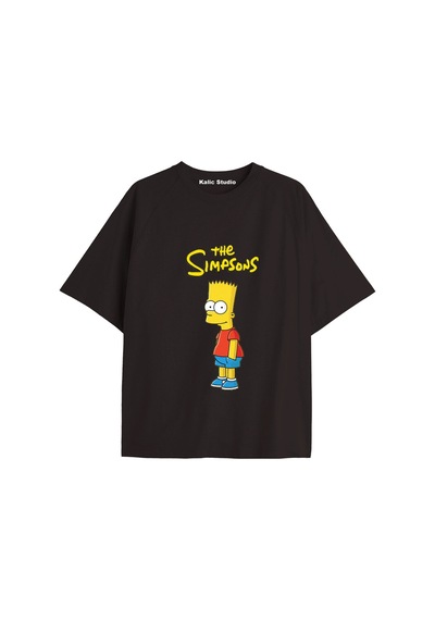 Kalic Studio Y2k Vintage Simpson Baskılı Siyah T-shirt Kod 290 Siyah-290 Kalic Studio Y2k Vintage Simpson Baskılı Siyah T-shirt Kod 290 Siyah-290
