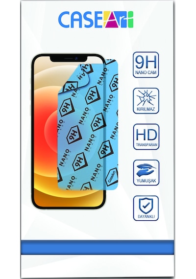 Apple Uyumlu   iPhone 12 Mini ile Nano Esnek Ekran Koruyucu
