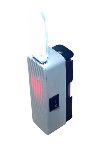 Mini Powerbank Tek Hücreli 18650 Li-ıon 3.7v Pil Type-c İle Şarj Ve Mini Usb Led Lamba