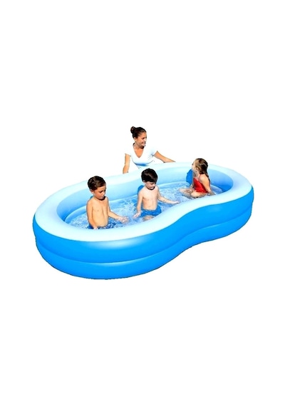 Bestway 54117 Jumbo Oval Renkli Aile Havuzu Çok Renkli