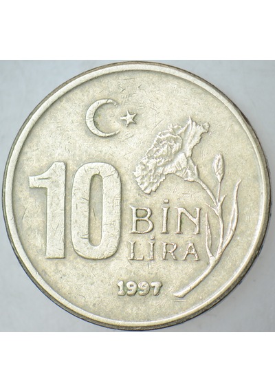 10 Bin Lira 1997 Kalın Tip.