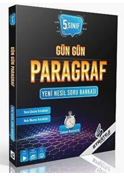 5.Sınıf Gün Gün Paragraf Soru Bankası -  Strateji Yayınları