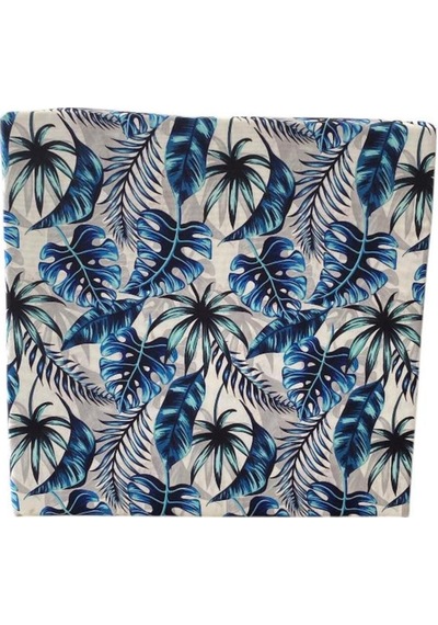 Sandalye Minderi Su Geçirmez Güneş Dayanımlı Outdoor Kumaş Koltuk Minderi 50x50x8cm 4 Adet Palmiye