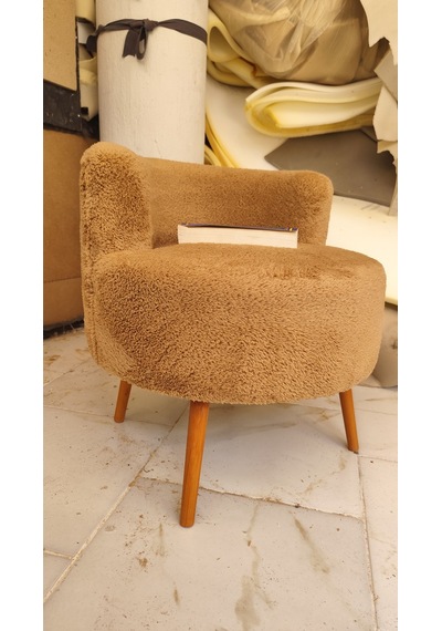 Çay Seti Tekli Koltuk, Berjer Salon, Balkon, Ofis , Ders Çalışma Sandalyesi, Bahçe Sandalyesi Kahverengi
