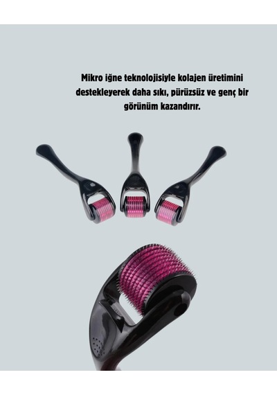 Dermaroller 1 Mm Yara Ve Yanık İzleri İçin Kırmızı