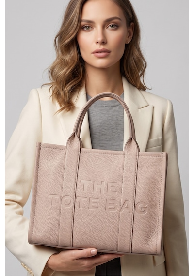 Vivazzaluxe The Tote Bag Kadın Deri El & Kol & Omuz Çanta Bej