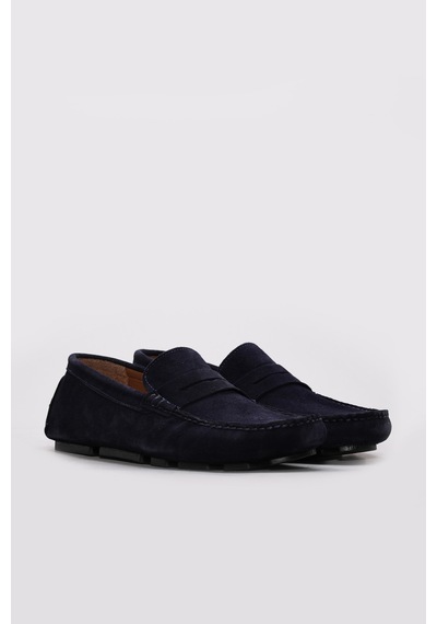 Fast Step Hakiki Deri Erkek Casual Ayakkabı 216mam3 Lacivert