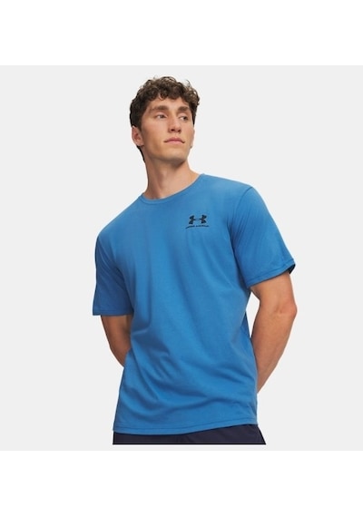 Under Armour Ua M Sportstyle Lc Ss Erkek T-shirt 1326799-430 Mavi