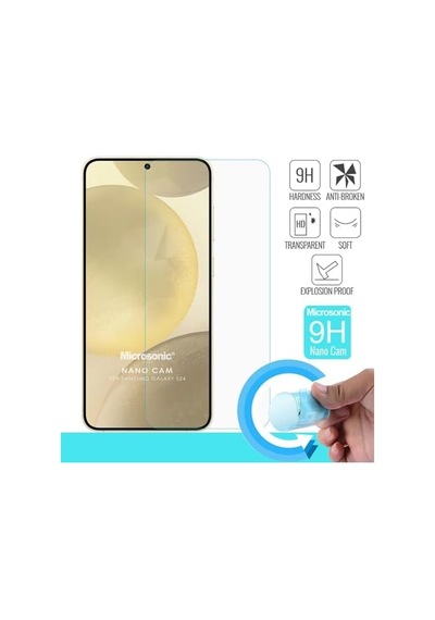 Galaxy S25 Fe Nano Glass Cam Ekran Koruyucu Galaxy S25 Fe İle Uyumlu Ekran Koruyucu - Şeffaf