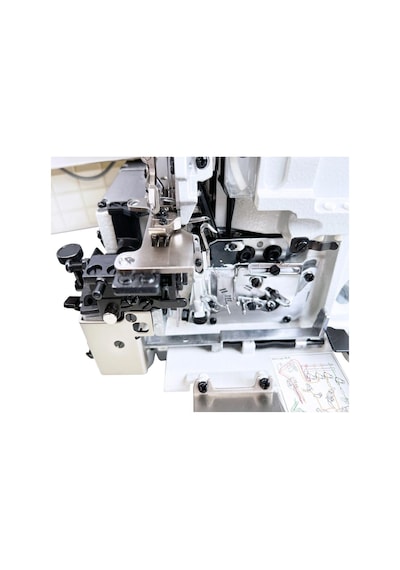 Tr 4 İplik Tam Otomatik Sessiz Elektrikli İplik Kesicili Overlok Makinası Ayak Tabla Dahil