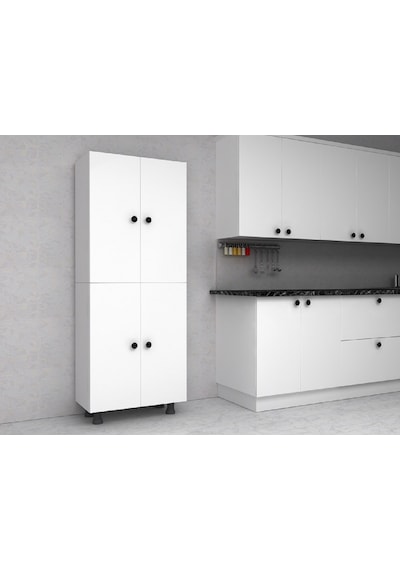 % 100 Mdf Çok Amaçlı Beyaz Banyo Dolap