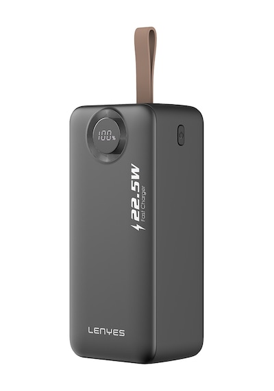 Lenyes PXD487D Dijital Göstergeli Type-C Ve Lightning Kablolu Askılı Powerbank