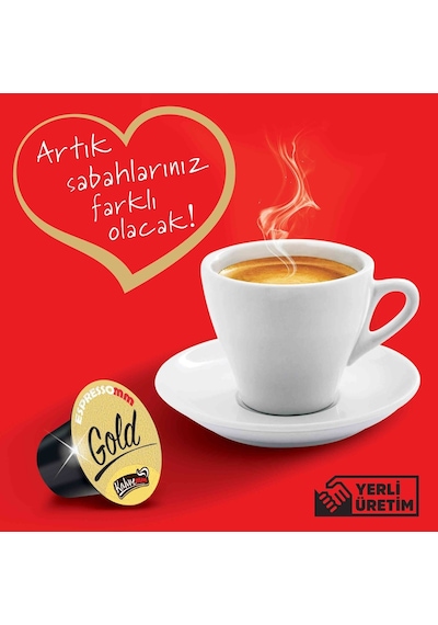Espressomm Nespresso Uyumlu Gold Kapsül Kahve 10 Adet Espressomm Nespresso Uyumlu Gold Kapsül Kahve 10 Adet
