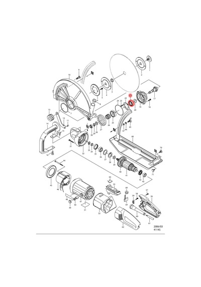 Makita 4114S Rulman 6004 Ürün Kodu 211326-7