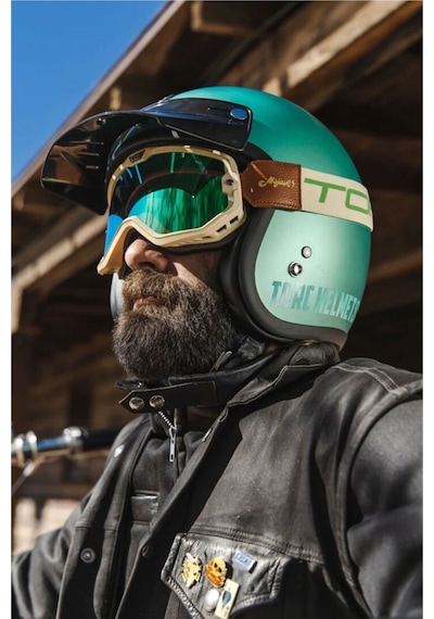 Torc T-50 Del Mar Call Indecent Açık Motosiklet Kaskı Turkuaz