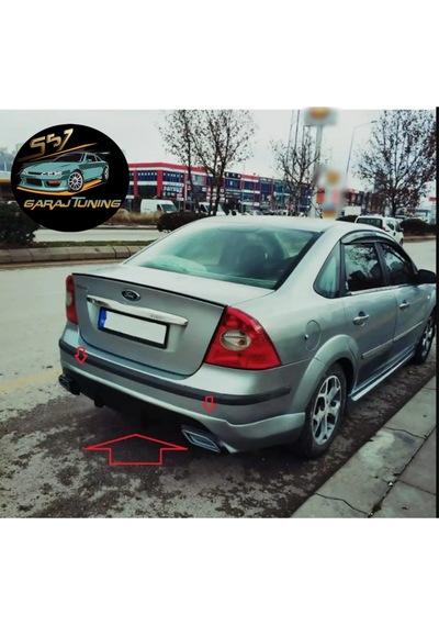Ford Focus 2 St Arka Tampon Eki Fiberglass Boyasız