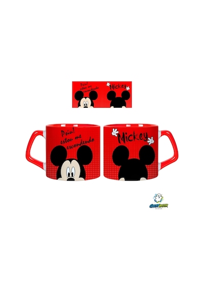 Mickey Mouse Kupa Bardak Tek Adet 0582 Çok Renkli