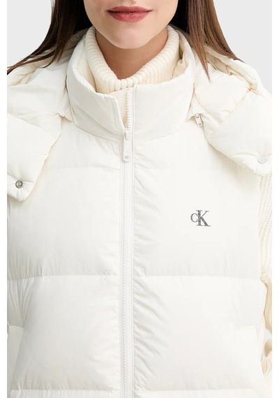 Calvin Klein Bayan Yelek Lv047d500g Vdv Beyaz Beyaz