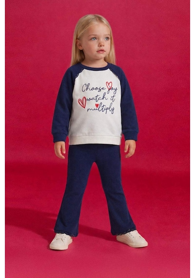 Defacto Kız Bebek 2li Takım Baskılı Sweatshirt Tayt G7432a526spnv42 Lacivert-nv42 Defacto Kız Bebek 2li Takım Baskılı Sweatshirt Tayt G7432a526spnv42 Lacivert-nv42