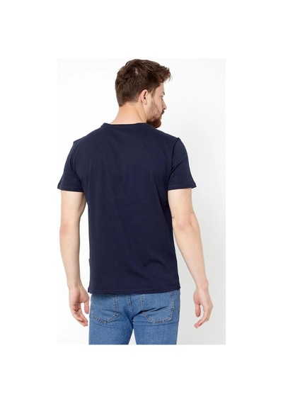 MMetalic Erkek Çok Renkli T- Shirt Regular Fit Rahat Kesim Bisikle (549330284) Lacivert