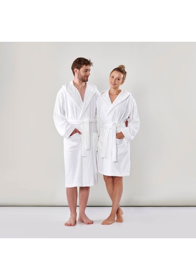 Linens Premium Pamuk Bornoz Beyaz