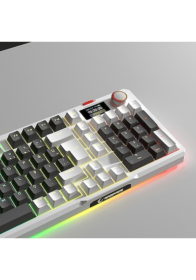 Rampage Loyal Usb Hot Swap RGB Red Switch Mekanik Kablolu Gaming Oyuncu Klavye