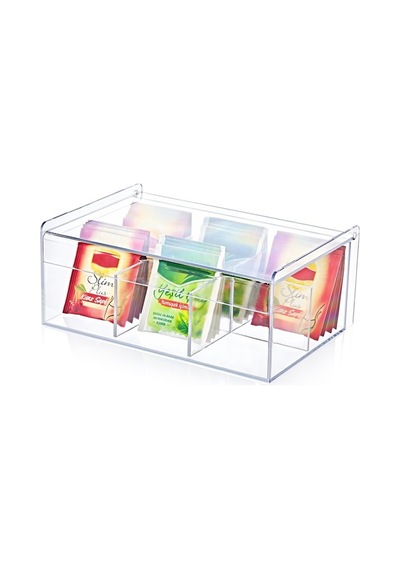 Box Up Şeffaf Kapaklı Çay Kutusu