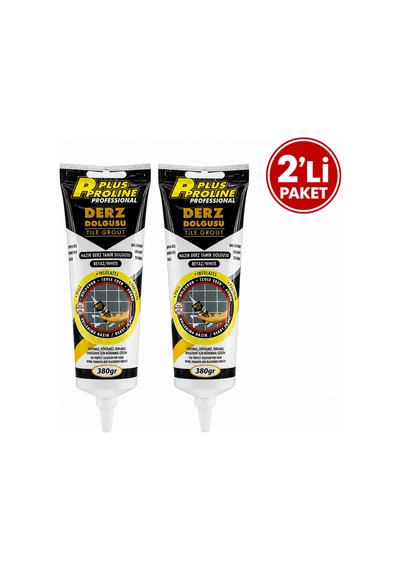 Hazır Derz Dolgu Beyaz 380 Gr Tüp Fayans Seramik Derz Yenileme 2'li