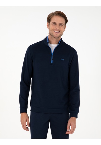 Pierre Cardin Lacivert Regular Fit Sweatshirt 50290662 Vr033
