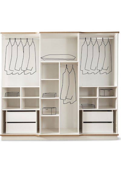 Kayra Mdf 6 Kapılı Dolap