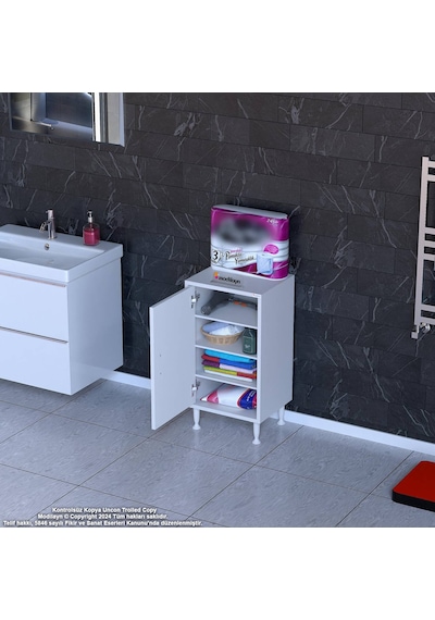 Eliusta Nirat 40 Cm 4 Bölmeli Beyaz Banyo Mutfak Dolabı 3 Raflı Kapaklı Çok Amaçlı Dolap 40x75x32,5 Cm Beyaz Eliusta Nirat 40 Cm 4 Bölmeli Beyaz Banyo Mutfak Dolabı 3 Raflı Kapaklı Çok Amaçlı Dolap 40x75x32,5 Cm Beyaz