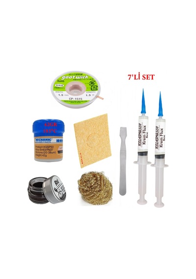 Mechanic Krem Lehim 183 C 42gr Havya Uc Temizleyici Flux Lehim Toplama Cp-1515 Lehim Emme Teli Spatula K02