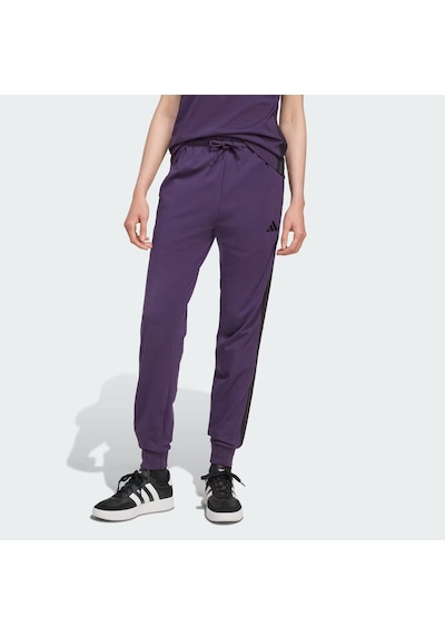 Adidas Essentials 3-stripes Jogger Kadın Eşofman Altı Jx7591 Mor