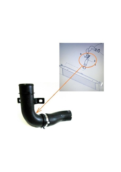 TURBO İNTERCOLLER GİRİŞ HORTUMU BOXER-JUMPER-DUCATO 2.2HDI 2.2JTD