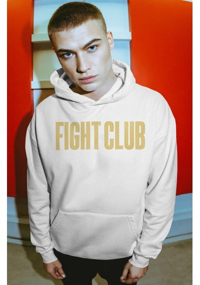 Sevbano 1999 Fight Club Tyler Durden Film Sırt Baskılı Unisex Oversize Pr beyaz