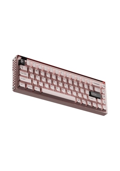 Made68 Pro+ Pink Light %65 Ttc Purple Heart Kom Manyetik Sw 8k He Hotswap Rgb İngilizce Klavye