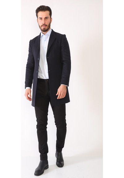 Plt8398 Dewberry Erkek Palto-lacivert Lacivert