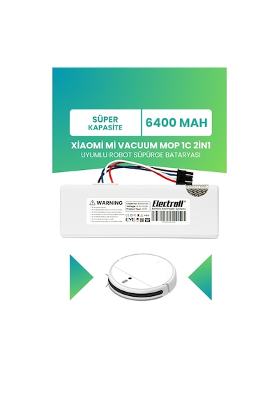 Xiaomi Mi Vacuum Mop 1c 2in1 Ultra Stytj01zhm 6.400mah Batarya