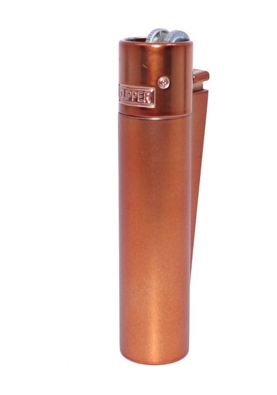 Clipper Özel Kutusunda Metal Çakmak - Koyu Rose Gold Mat Brushed Dark Rose Gold Rose