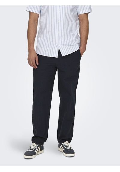 Onssınus Loose 0007 Cot Lın Pant Noos Erkek Mavi Pantolon - 22028267 Mavi