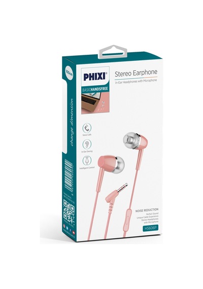 Phixi Basic HS606 Mikrofonlu Kablolu Kulakiçi Kulaklık