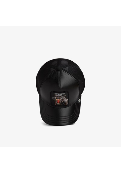 Goorin Bros Faux Leather Panther Unisex Siyah Şapka 101-2943
