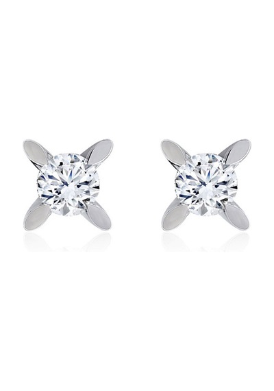 0.30 Karat Tektaş Pırlanta Küpe - Hrd Sertifikalı 51016546