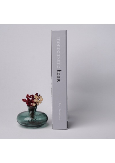 Bak Gel Al Kitap Görünümlü Dekoratif Kutu, Iskandinav Tarzı Gizli Saklama Kutusu Monochrome