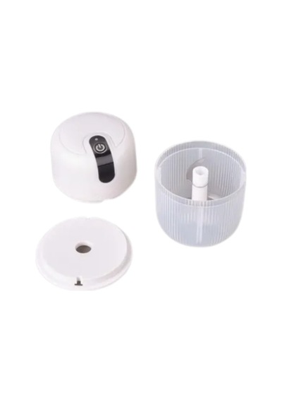 Şarjlı Mini Sarımsak Doğrayıcı Usb Şarjlı 250 Ml Beyaz