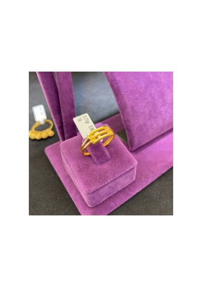 22 Ayar Altın Yüzük Dorika Modern Tasarım 2.60 Gram Hediye Kadın - Y01044