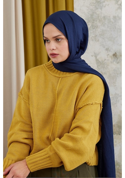 Moda Kaşmir Modal Şal Serisi Lacivert