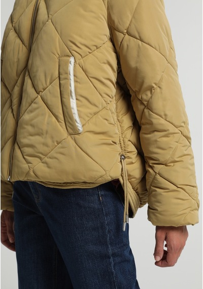 Colin's Colins Regular Fit Kapüşonlu Fermuarlı Astarlı Suya Dayanıklı Kadın Kahverengi Mont Cl1082047 Q1.v1 Cml Camel