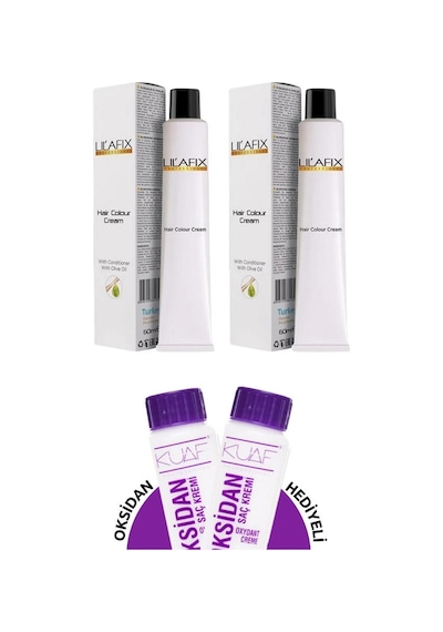 Lilafix 2+2 Saç Boyası Ve Oksidanlı Avantajlı Set - 3/0 Koyu Kahve